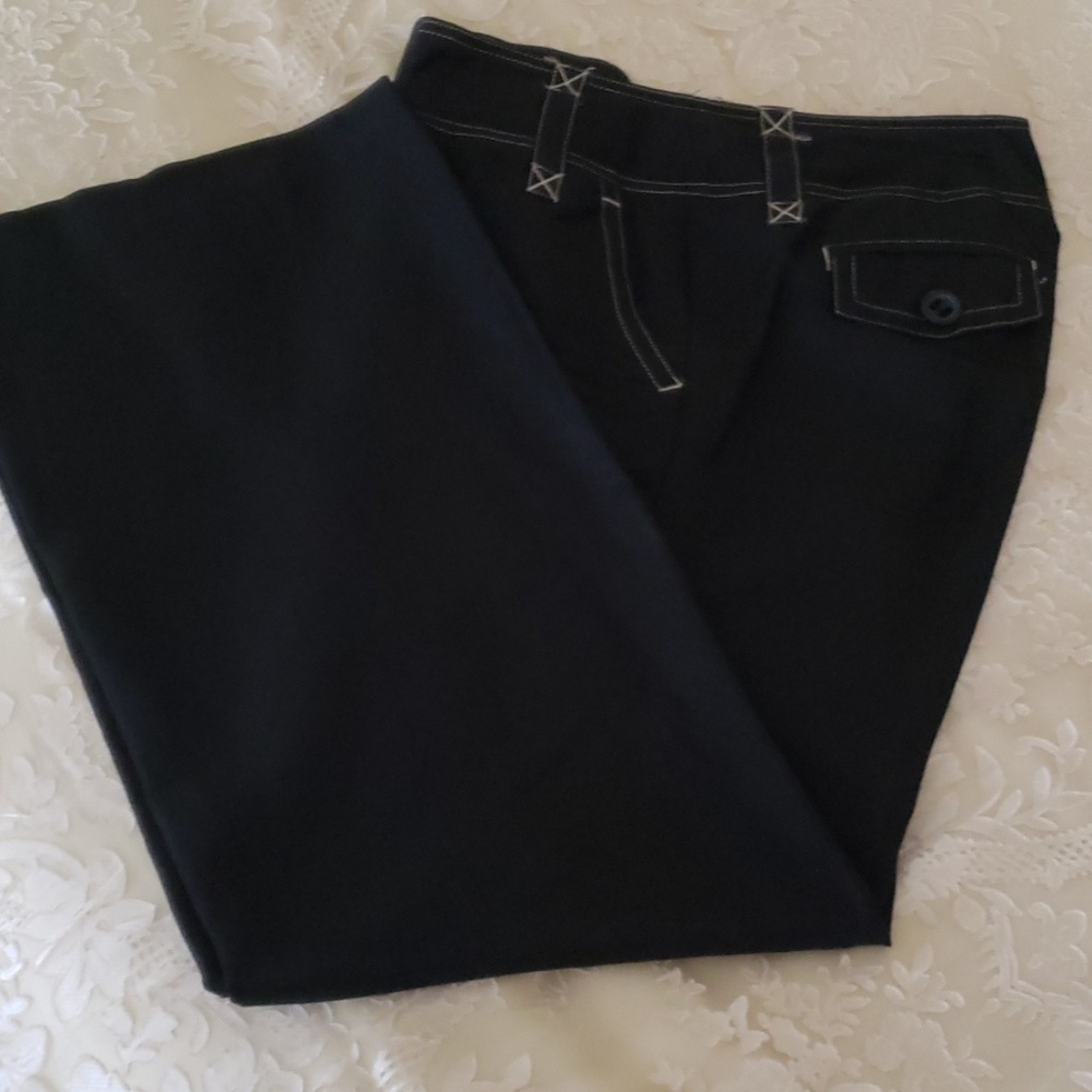 Larry Levine  Black Trousers, Size 10